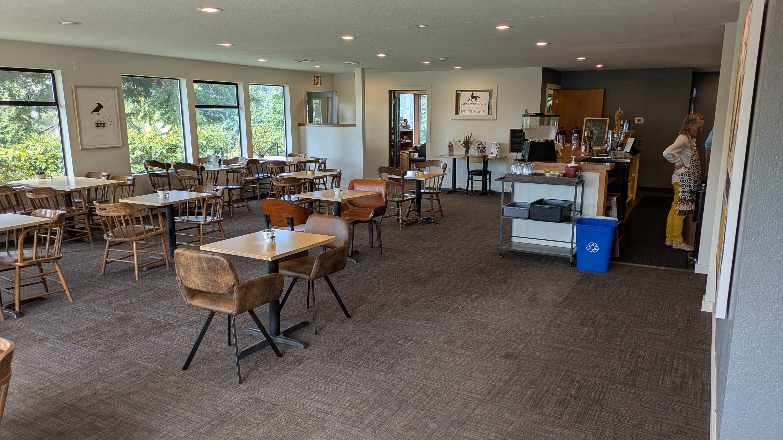   The current dining area. Photo by Scott France  