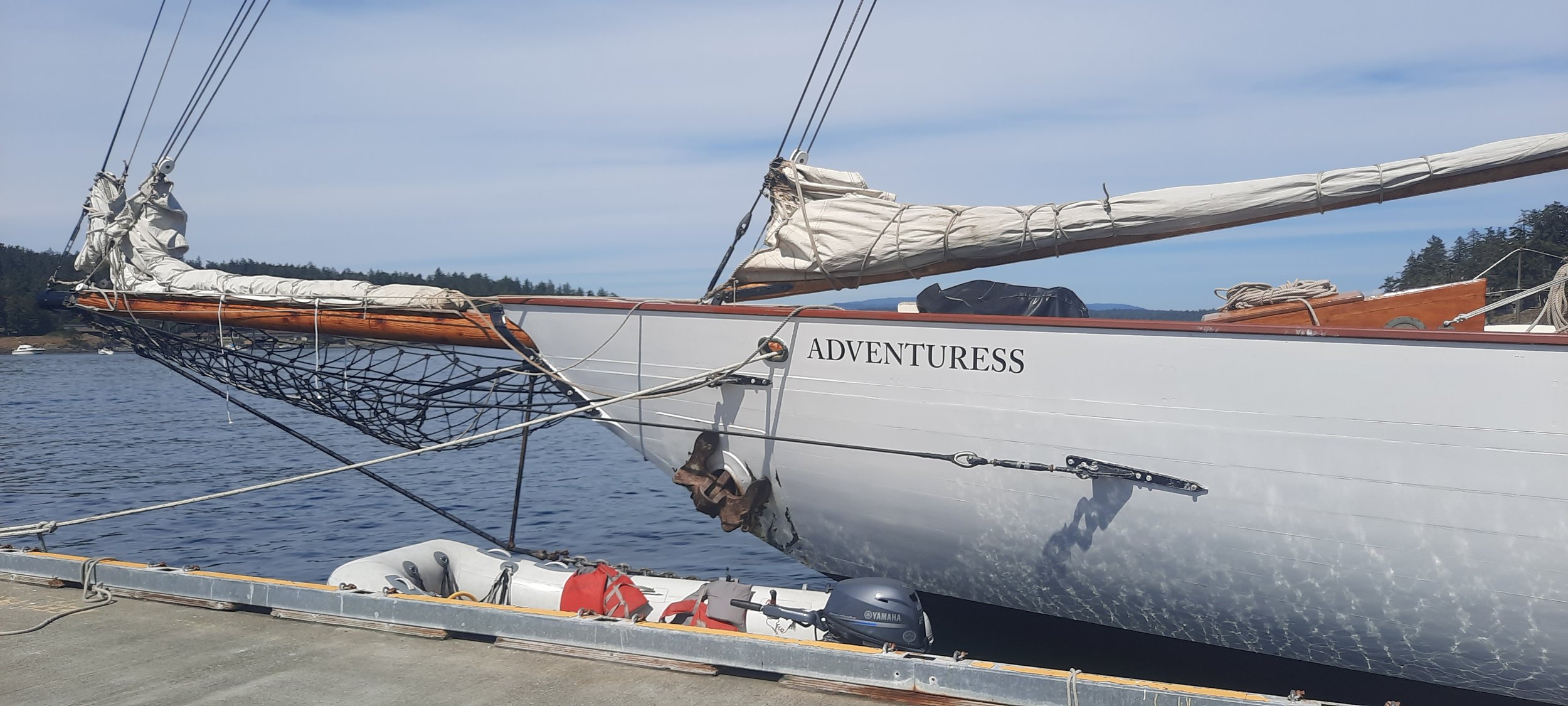  Adventuress is maintained and used as a teaching vessel for youth education in the maritime environment and classic sailing techniques.  
