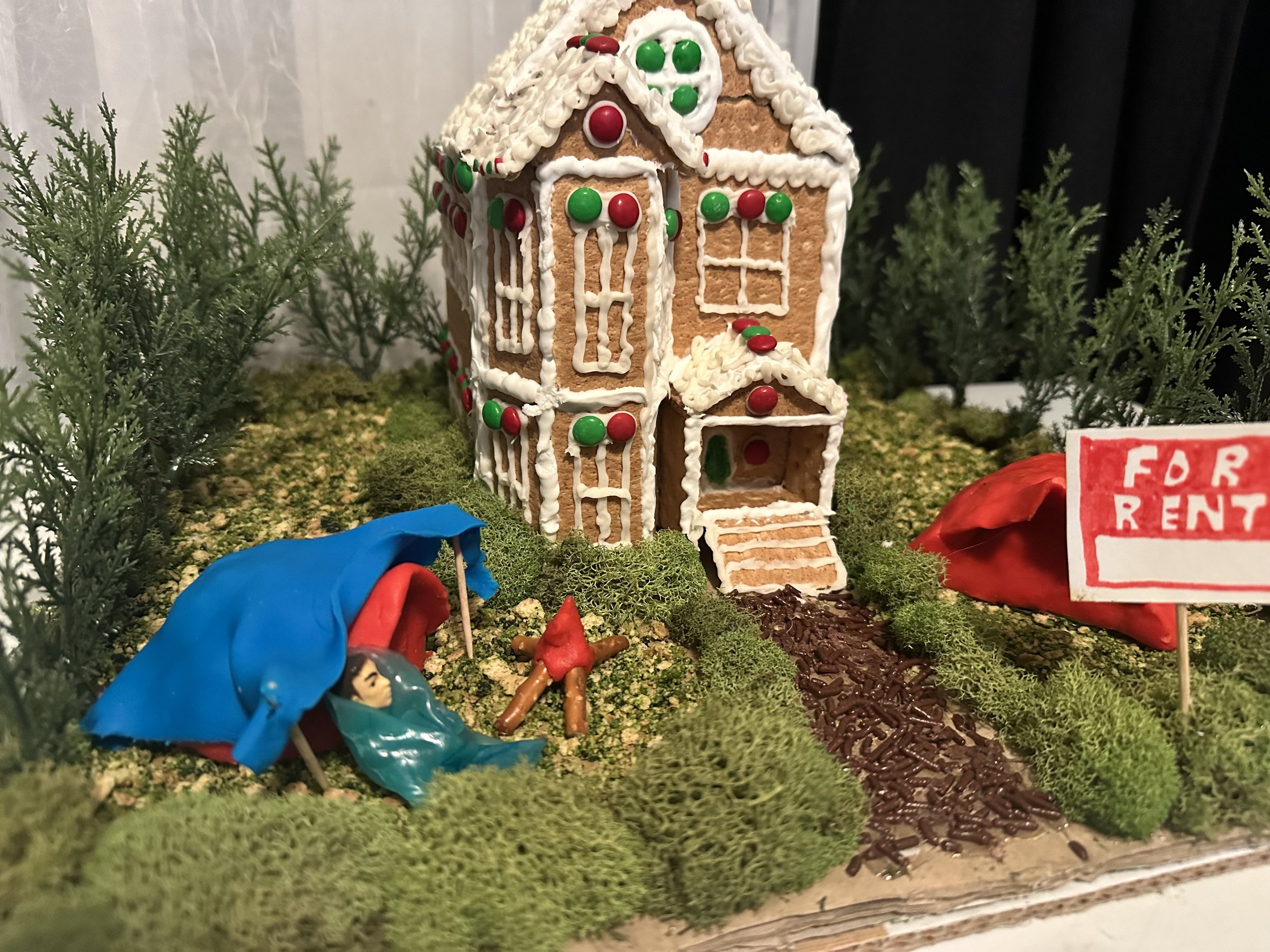   A critique of our current housing situation by the author. Photo by Rachel Nutting  