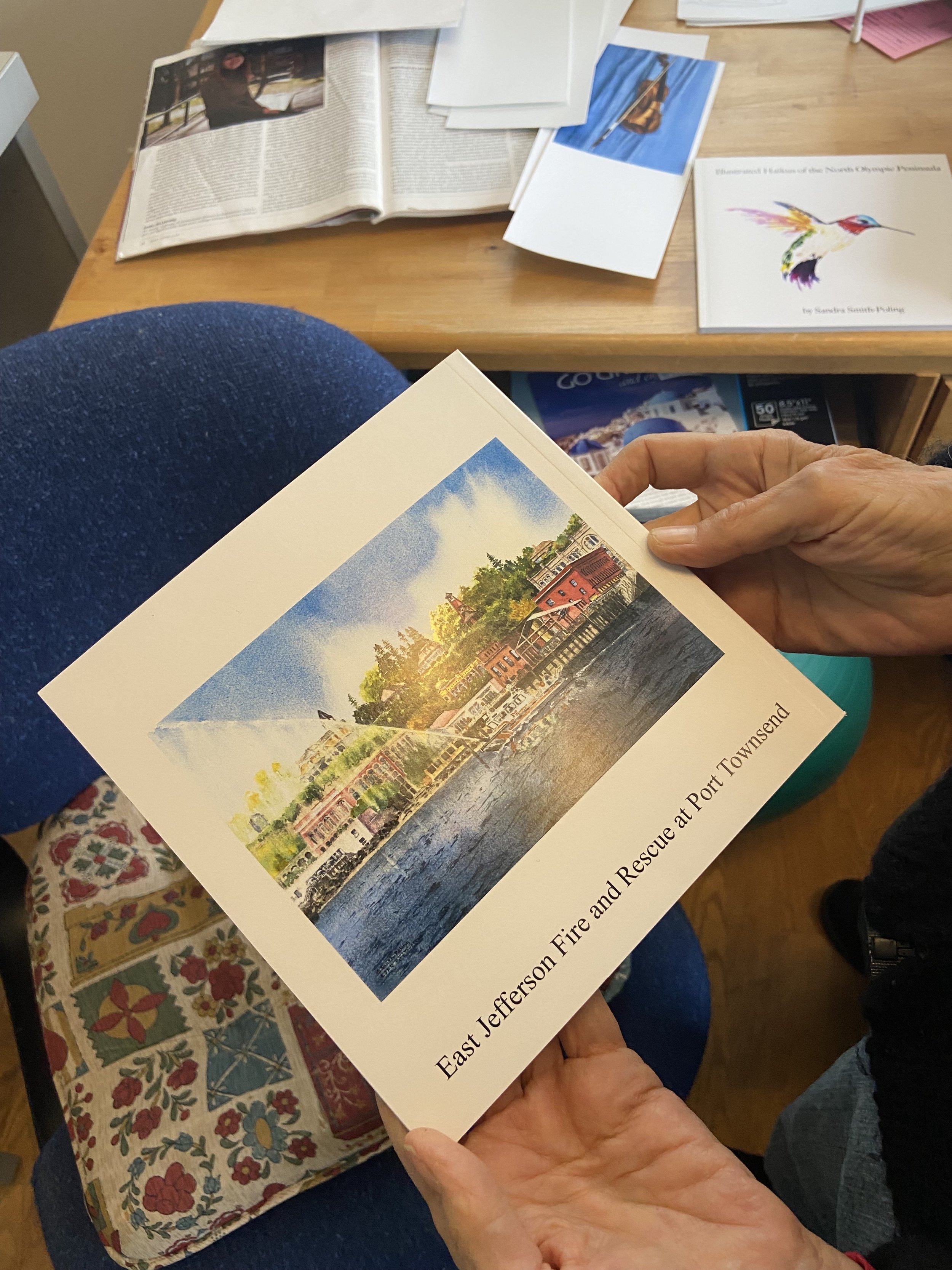   Studio photo by Carolyn Lewis  