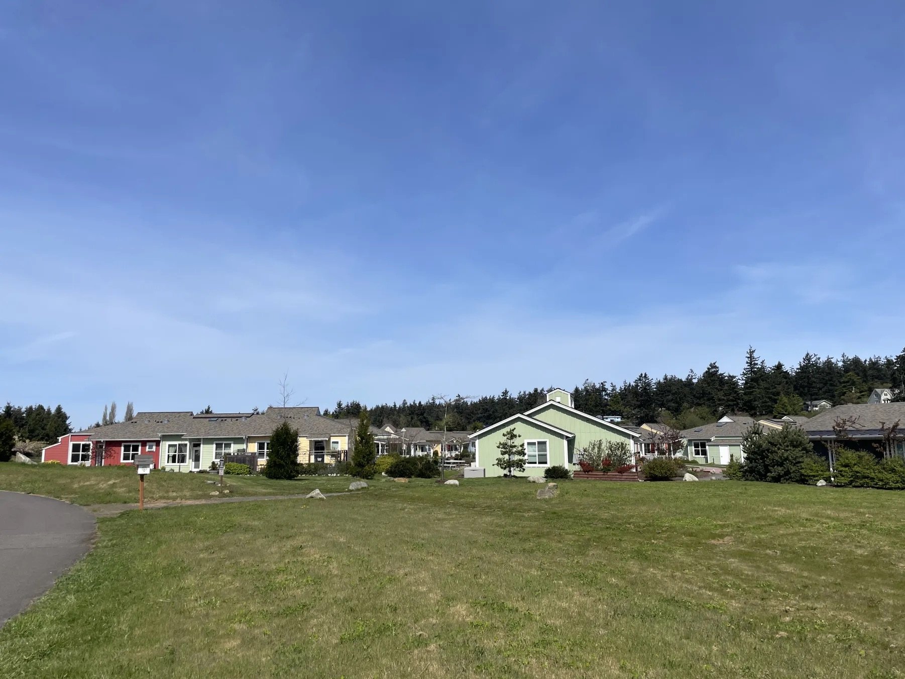   Quimper Village is an example of housing that encourages elderly homeowners to downsize to a home that’s easy to maintain, freeing up bigger homes for famlies and other people willing to invest sweat equity. Photo by Angela Downs.  