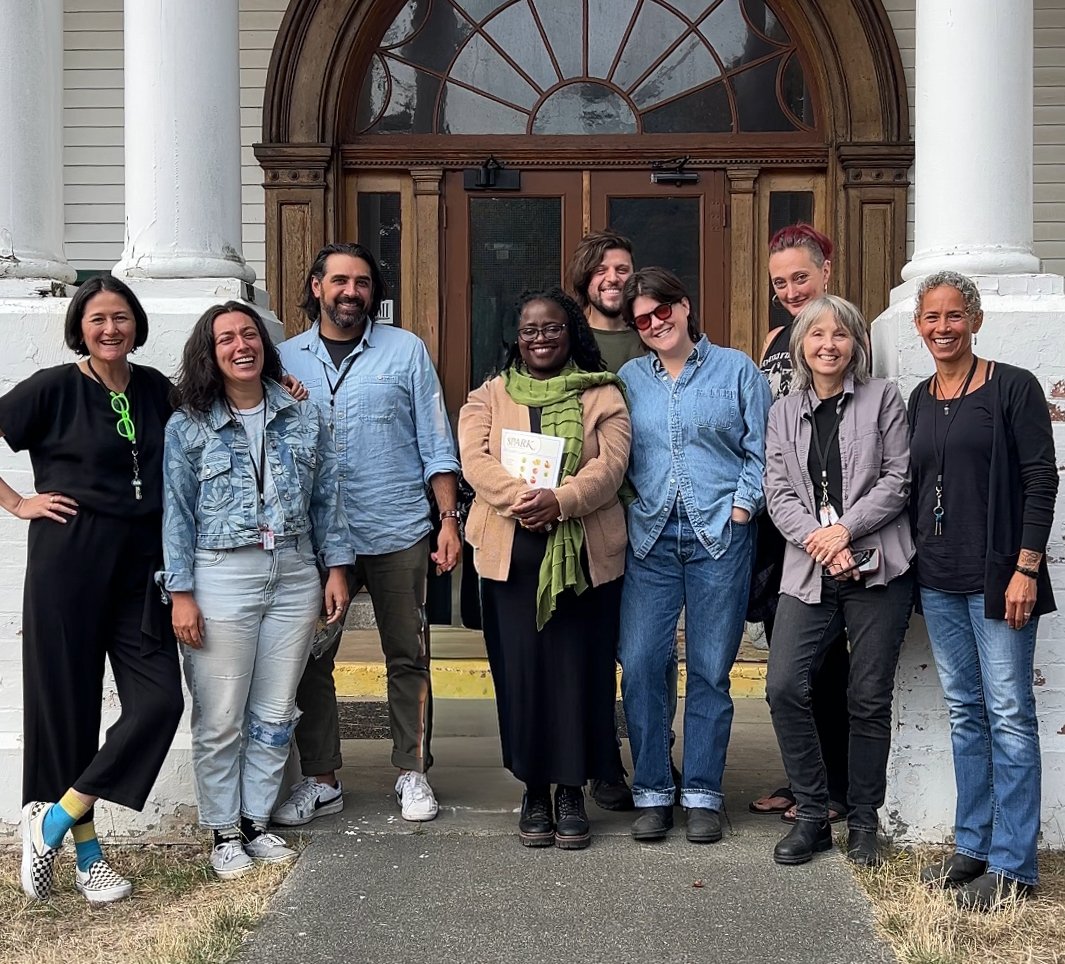 From left to right, Libby Pratt, Leila Block, Ryan Christopher Jones, Lynette Ngulube, Connor Colbert, K Van Petten, Lara Messersmith-Glavin, Emily Ross, and Melissa O'Neil. Photo courtesy of Centrum
