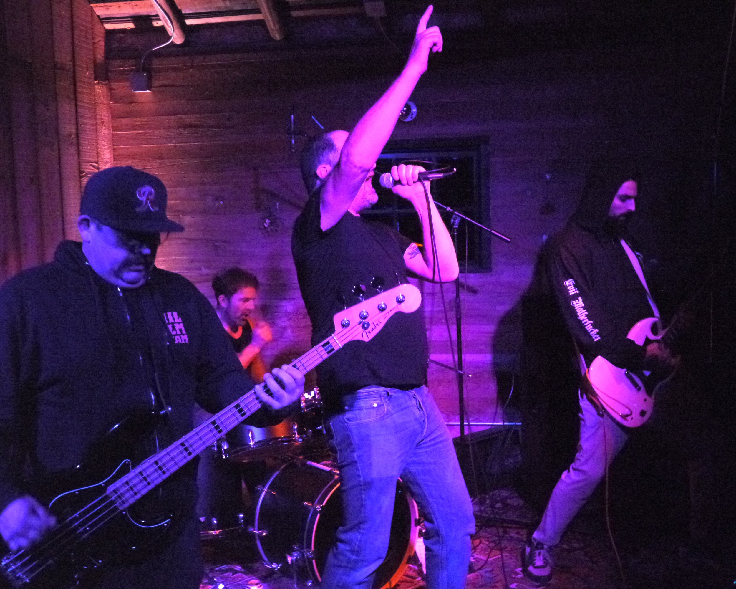  Frontman Dean Brittain brings pure Hadlock metal to the Lantern with his band, Tonight We Knife. 