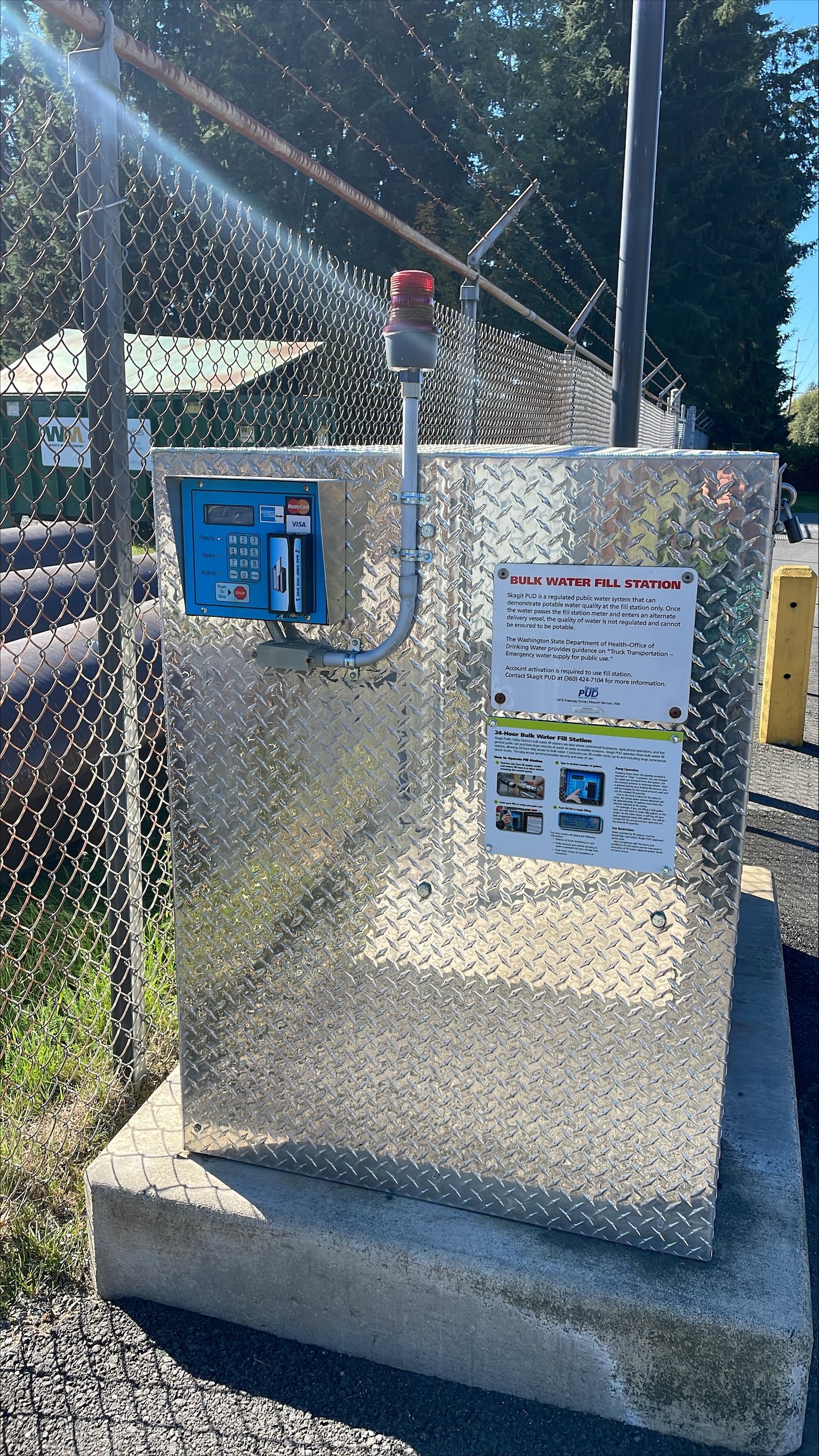   The proposed kiosk will possibly be modeled on this one that Skagit County installed. Photo Courtesy of Skagit County PUD   