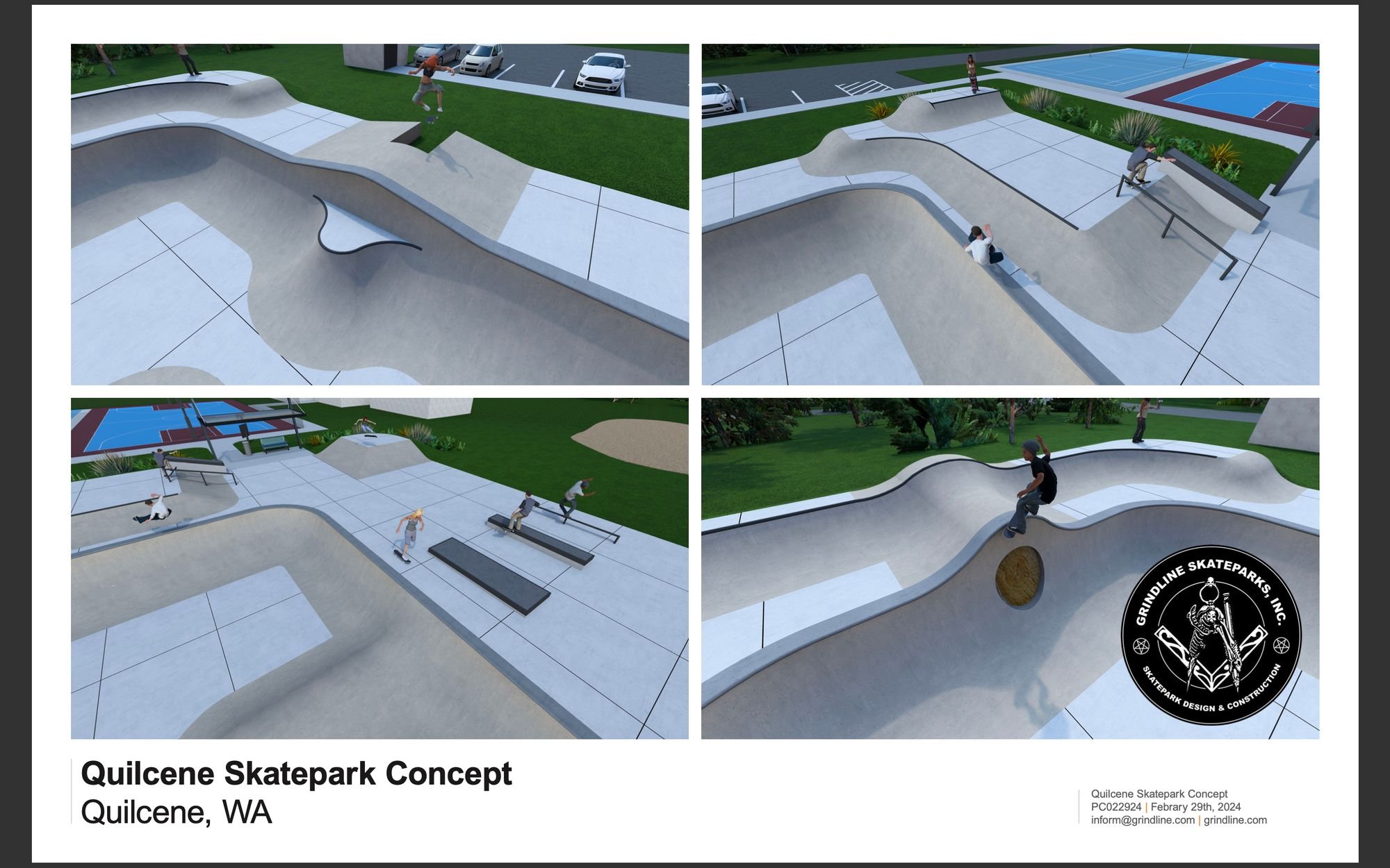   A few of the features planned for the park. Photo courtesy of Brady MacDonald  