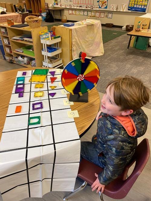 Picture of a child in a classroom